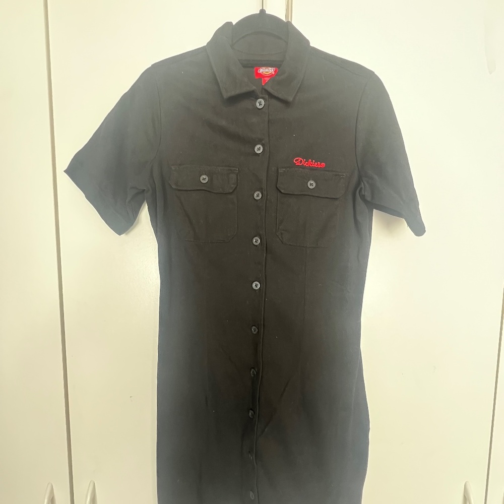 Dickies Black Button Dress